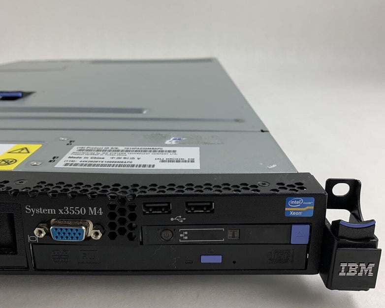 IBM System X3550 M2 Server 1x Xeon E-2640 2.5 GHz 8 GB Ram No OS No HDD