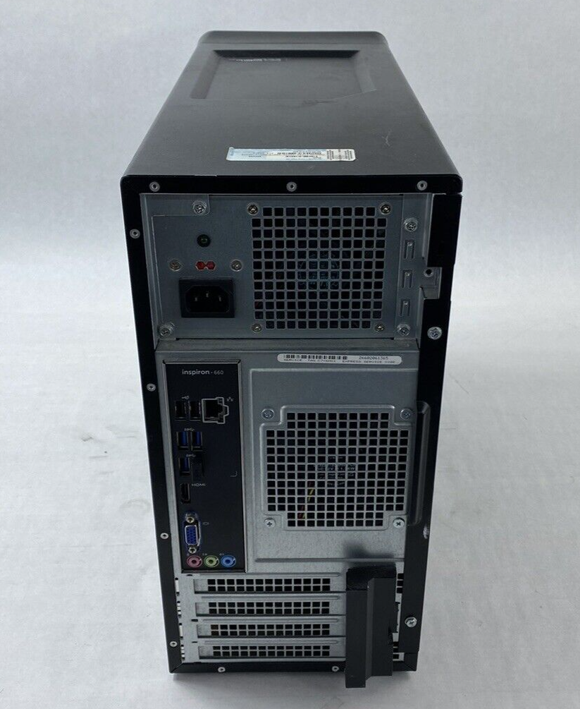 Dell Inspiron 660 MT Intel Core-i3 2130 3.40GHz 6GB RAM No HDD No OS