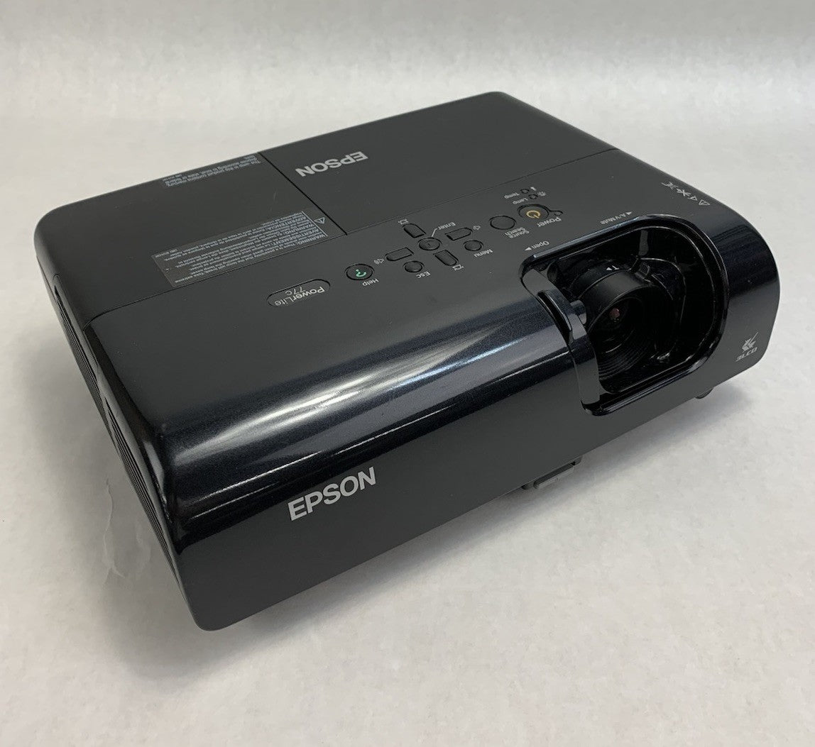 Epson EMP-X5 PowerLite 77c LCD Lamp Projector 1187 Lamp Hours No Remote0