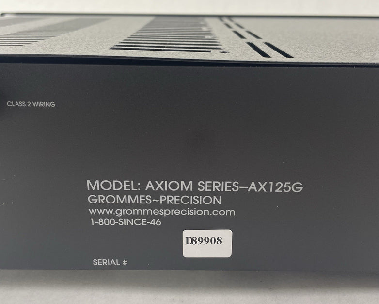 Grommes~Precision Axiom Series-AX125G 1.5 Input Channel Mixer Amplifier