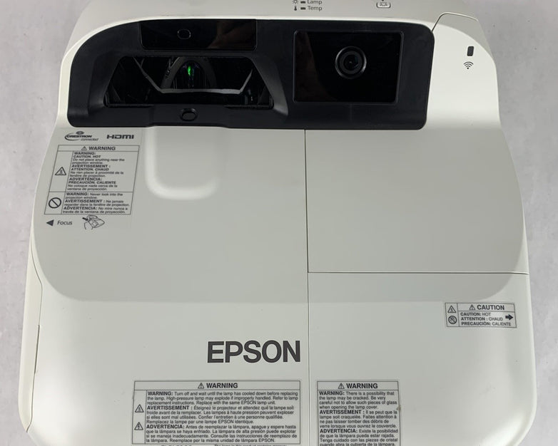Epson H599A BrightLink 595Wi LCD Lamp Projector 541 Lamp Hours No Remote