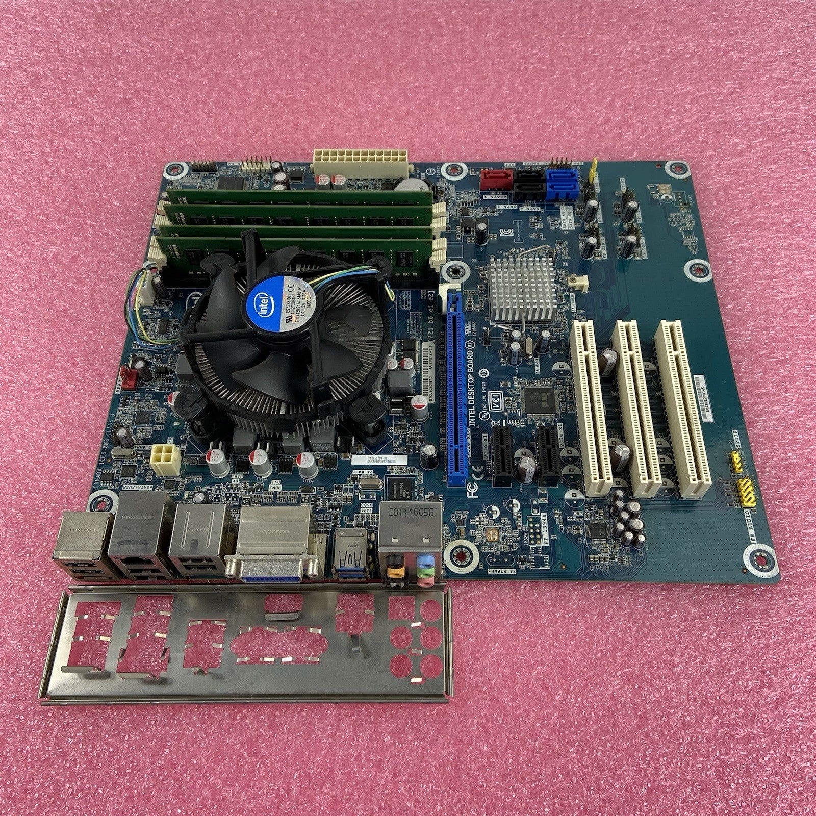 Intel DH67CL Motherboard Intel Core i7-2600 3.4GHz 16GB RAM w/Shield4