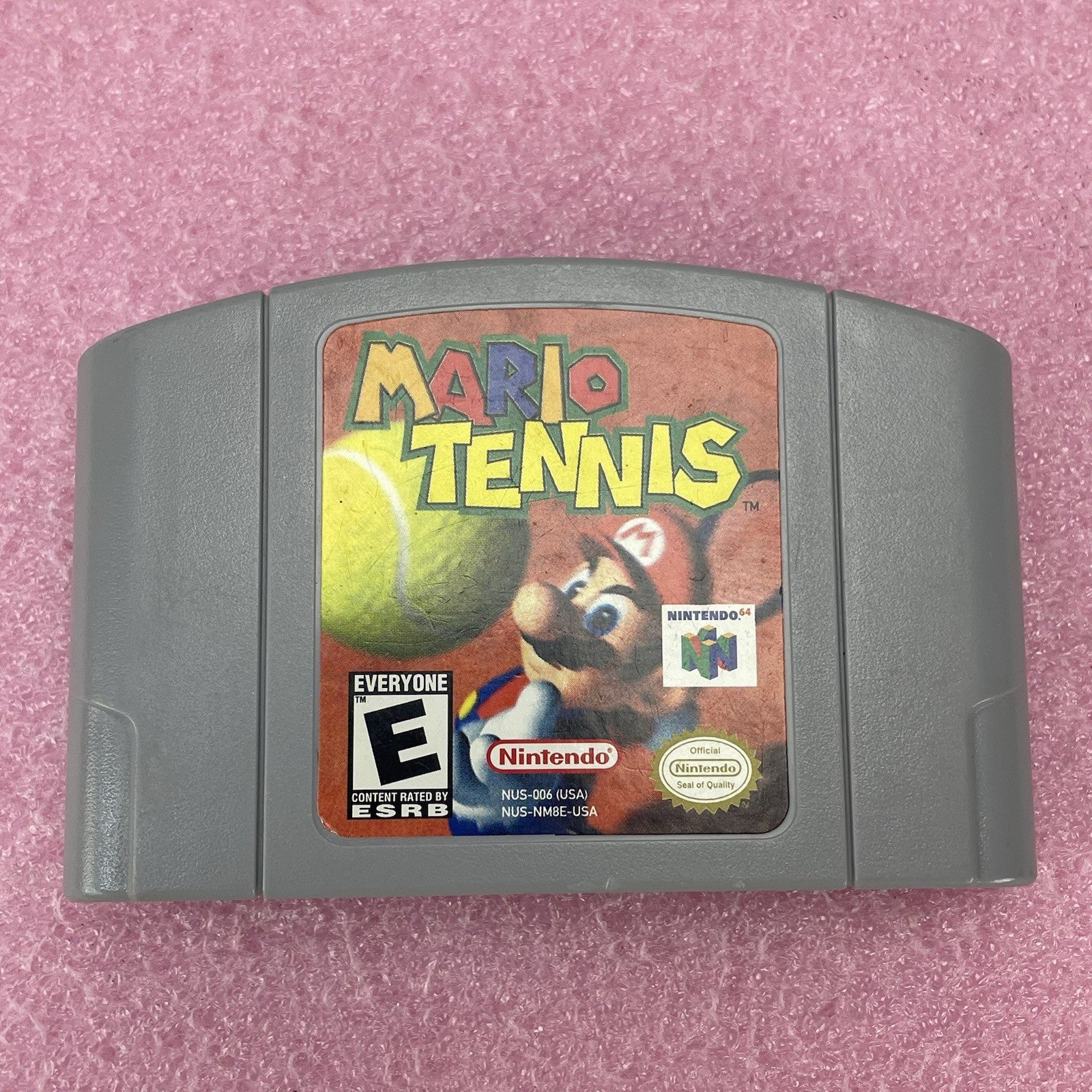Nintendo Mario Tennis N64 Game Cartridge 2000 Authentic OEM Untested1