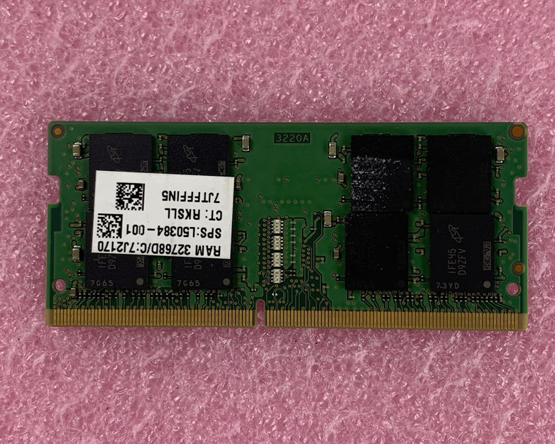 Micron MTA16ATF4G64HZ-3G2E2 32 GB 2Rx8 PC4-3200AA Laptop RAM