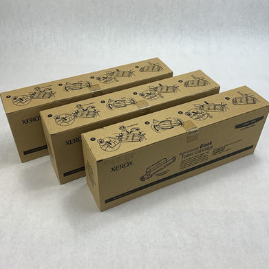 Xerox Phaser 6360 High-Capacity Black Toner Cartridge (Lot of 3)