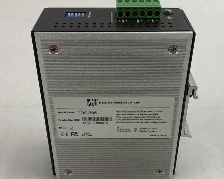 Moxa Technologies EDS-305 Unmanaged EtherDevice Switch
