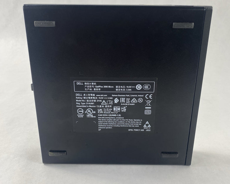 Dell OptiPlex 3090 Micro Intel Core i5-10400T 2GHz 8GB RAM No HDD OS Power Cord