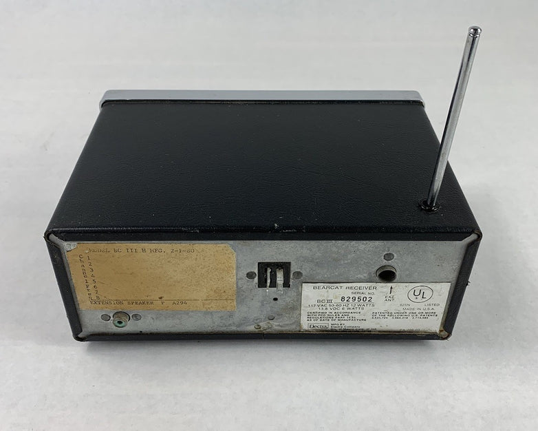 Electra Bearcat III BC-III Vintage 8 Channel Scanner