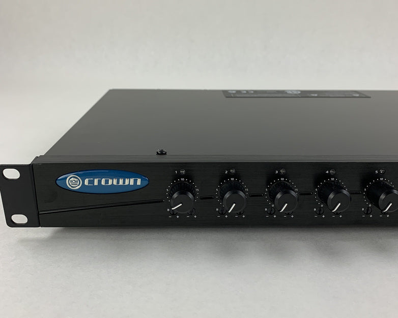 Crown 28M Eight Input Two Output Pre-Amplifier Mixer Tested