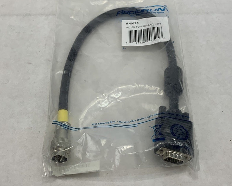 RapidRun 40725 HD15M Flying Lead 1.5FT (Lot of 2)