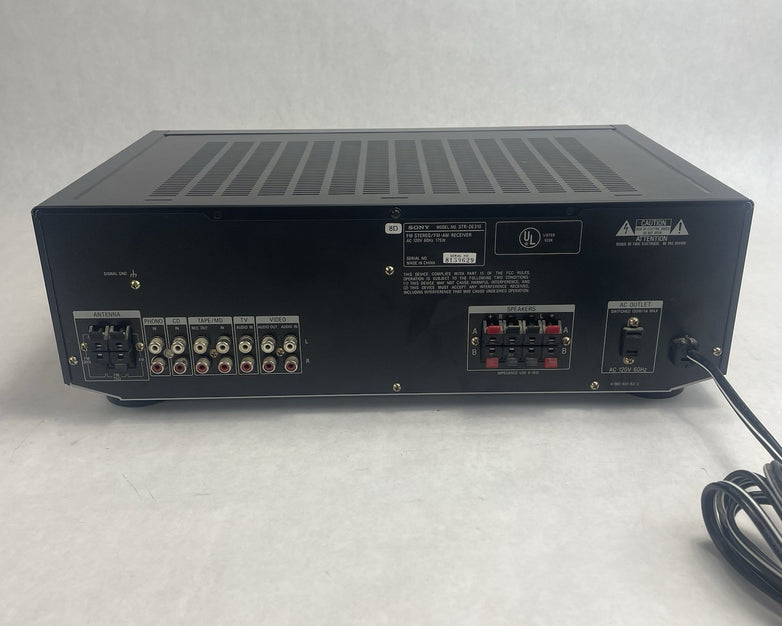 Sony STR-DE310 FM/AM Stereo Receiver Tested Working No Remote