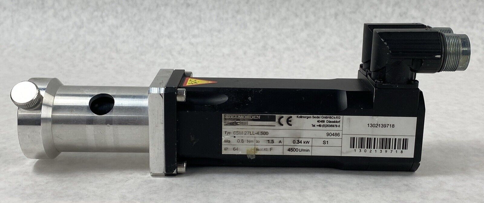 Kollmorgen Seidel 6SM 27LL-4.500 Servomotor Stirrer 90486