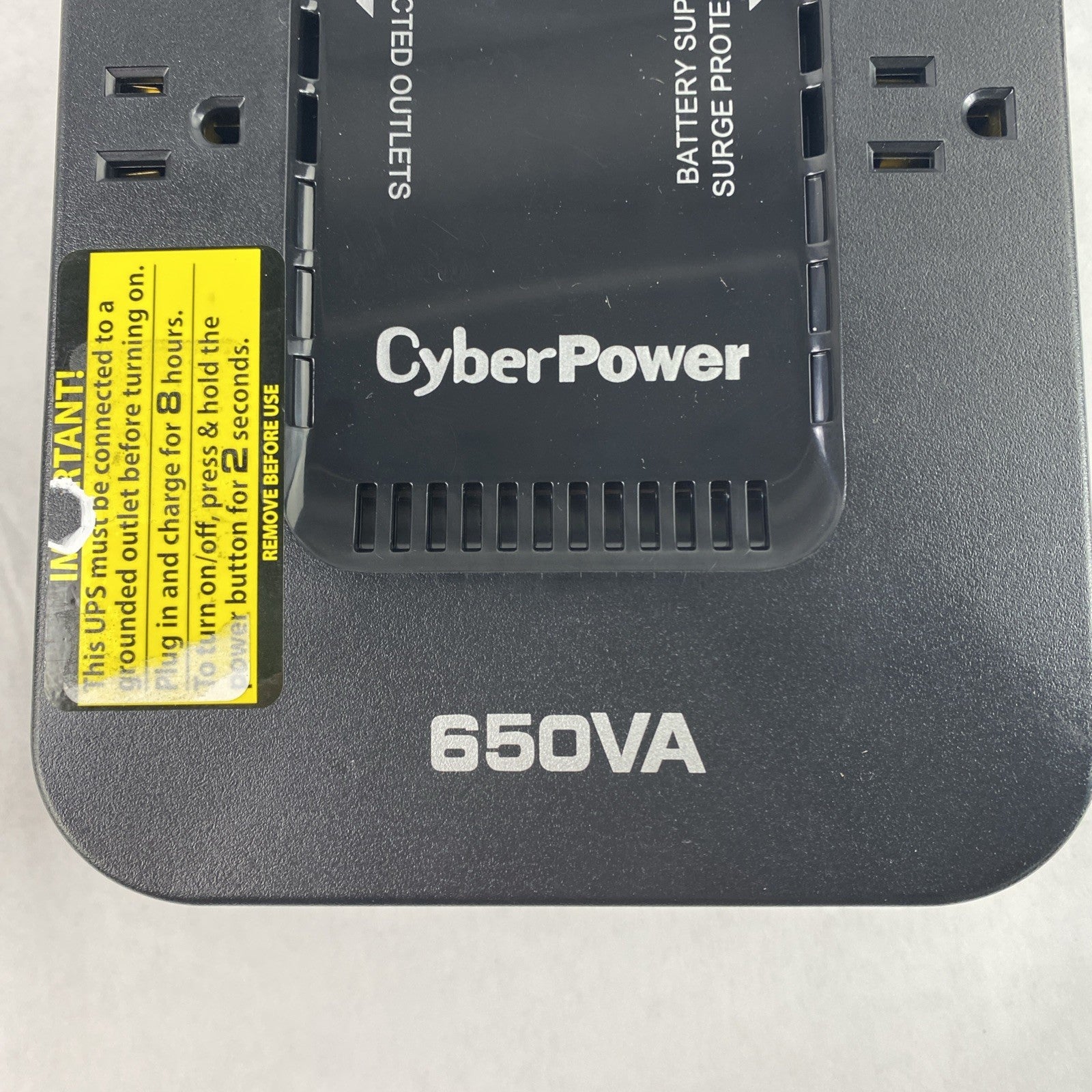 CyberPower EC650LCD Ecologic 650VA 120V 8 Outlet 4 Surge TestedNo Battery2