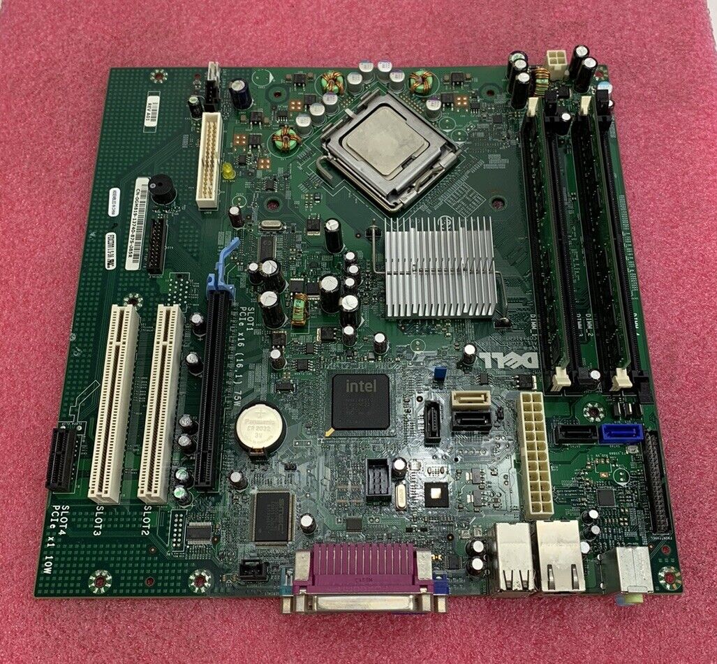 Dell OGM819 Motherboard Intel Core 2 Duo E8300 2.83GHz 2GB RAM w/ Shield