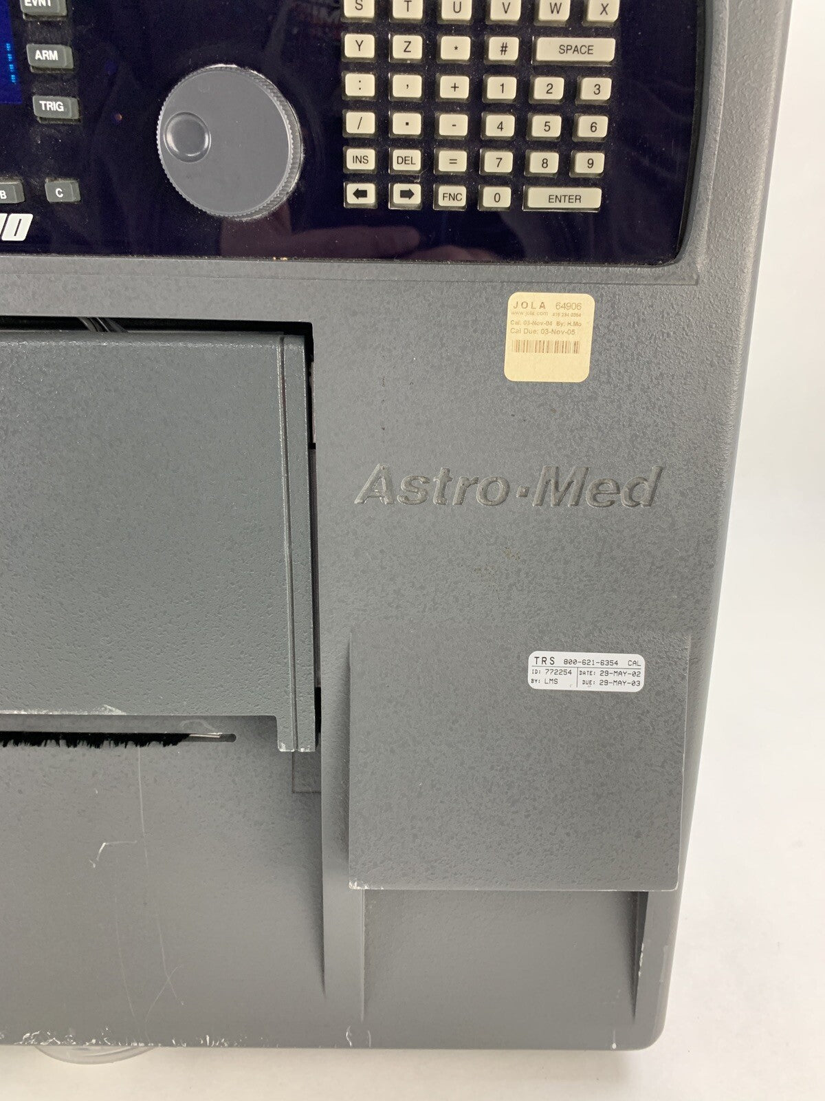 Astro-Med Dash 10 250v RMS Data Logger Powers On6