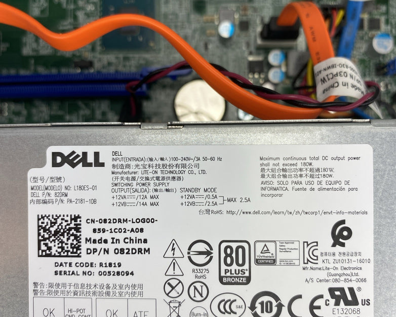 Dell Optiplex 3050 SFF Intel Quad Core i5-7500 3.40GHz 1x8GB RAM No HDD OS