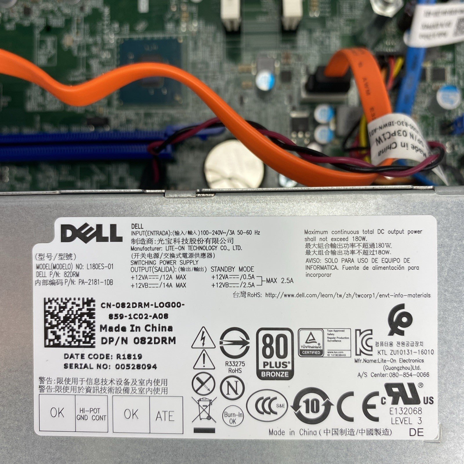 Dell Optiplex 3050 SFF Intel Quad Core i5-7500 3.40GHz 1x8GB RAM No HDD OS