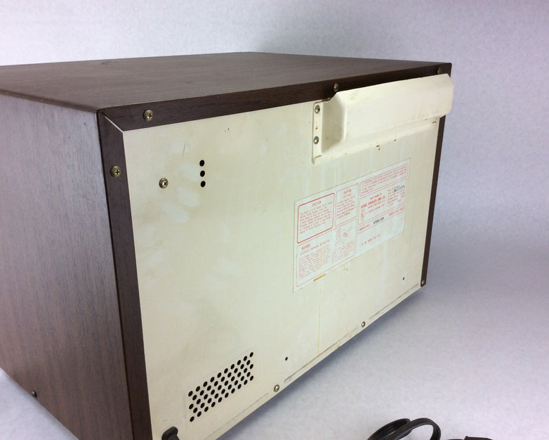 Vintage 1979 Kenmore Sears Microwave Wood Grain Model 564.9938010