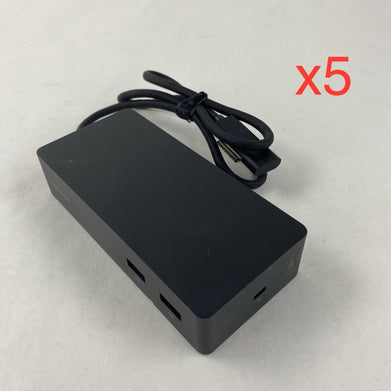 Microsoft 1661 Docking Station for Microsoft Surface Pro Untested (Lot of 5)