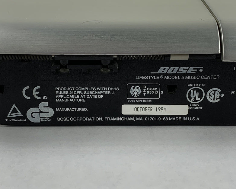 Bose Lifestyle 5 Music Center - Parts or Repair