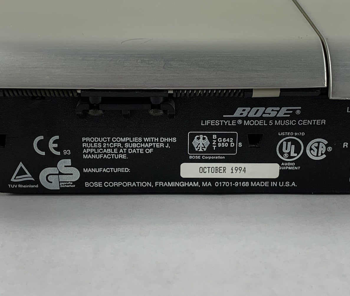 Bose Lifestyle 5 Music Center - Parts or Repair5