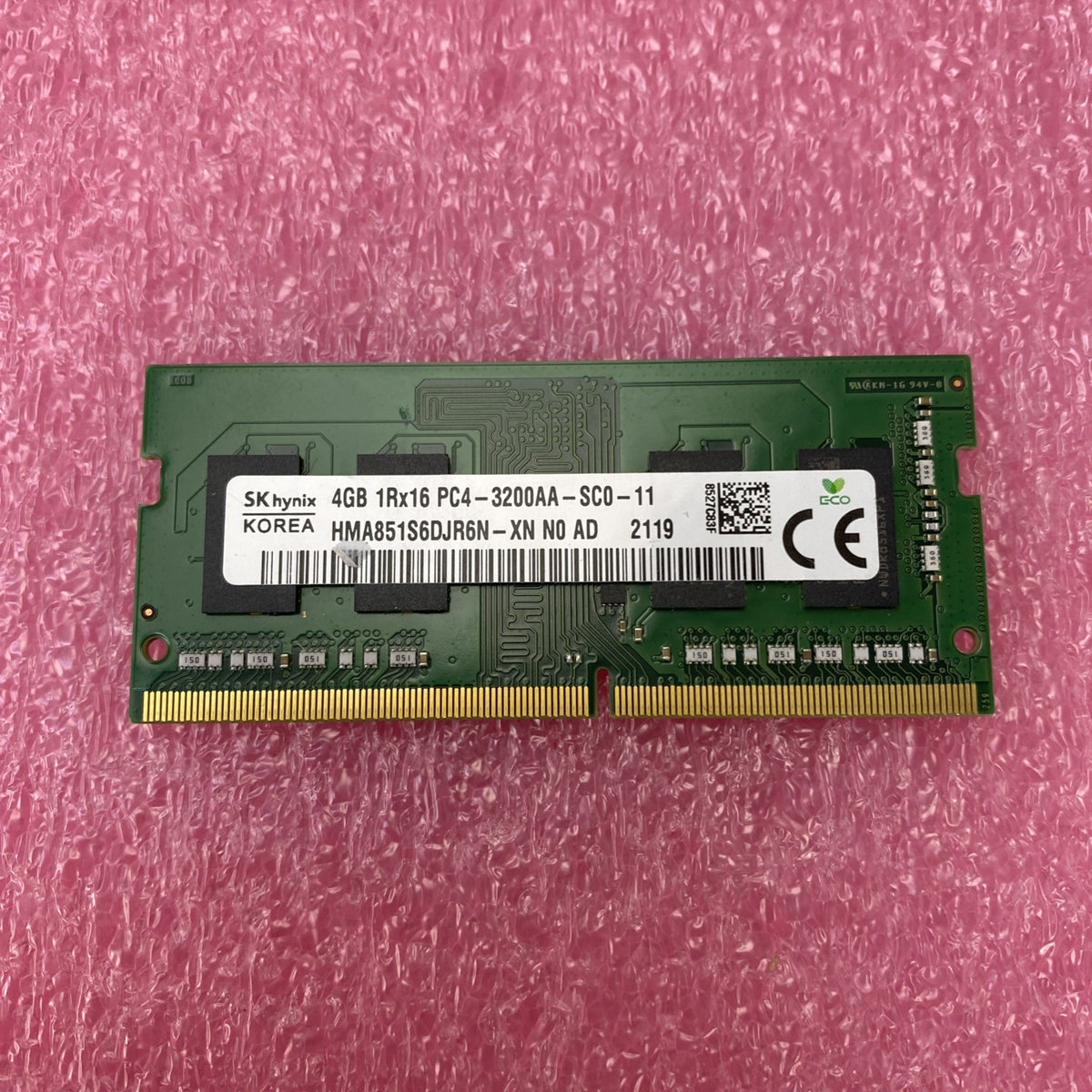 SK Hynix 4GB DDR4 PC4-3200AA Laptop RAM HMA851S6DJR6N - Lot of 22