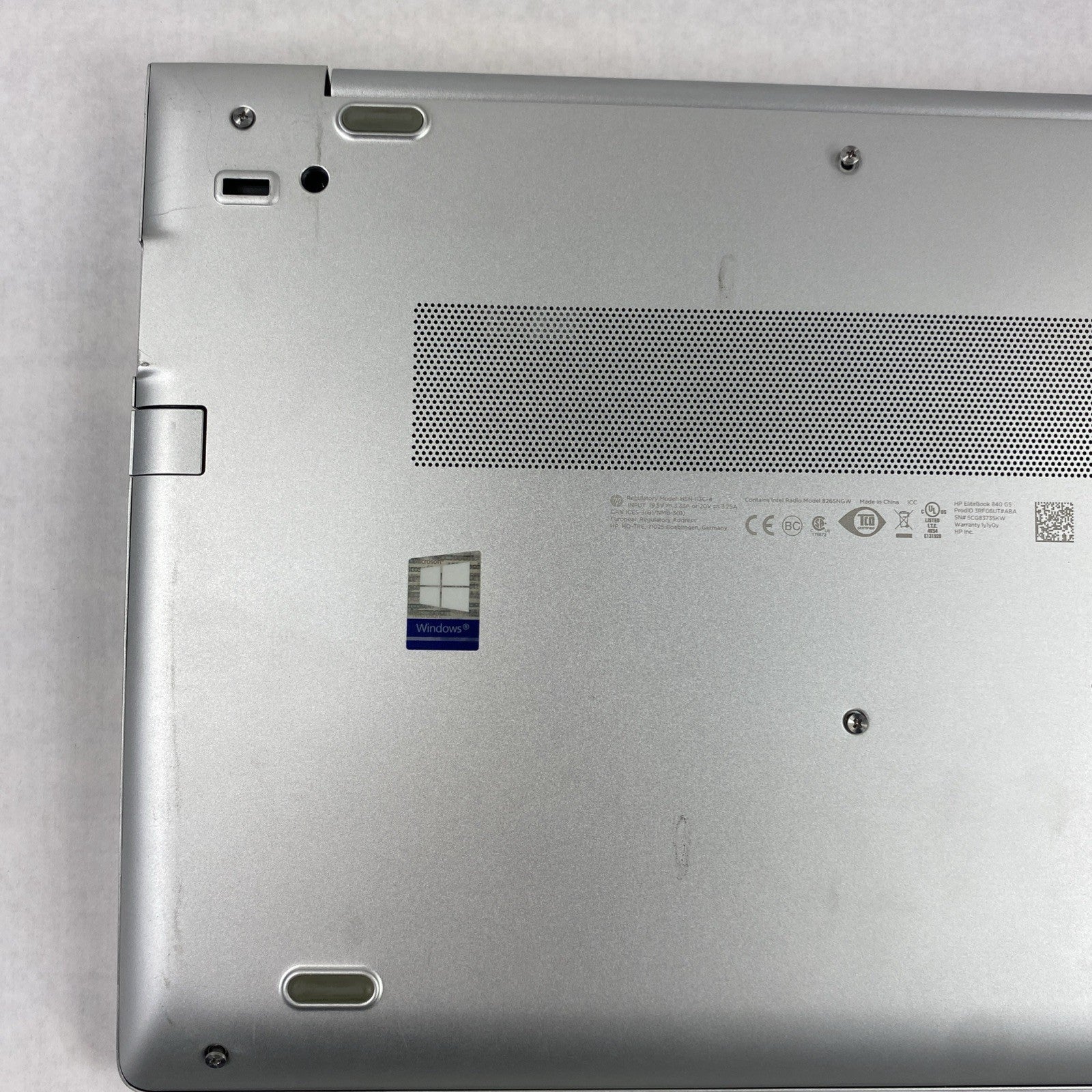 HP EliteBook 840 G5 Core i5-7200U 2.50 GHz 8 GB RAM 15.6" No HDD No OS