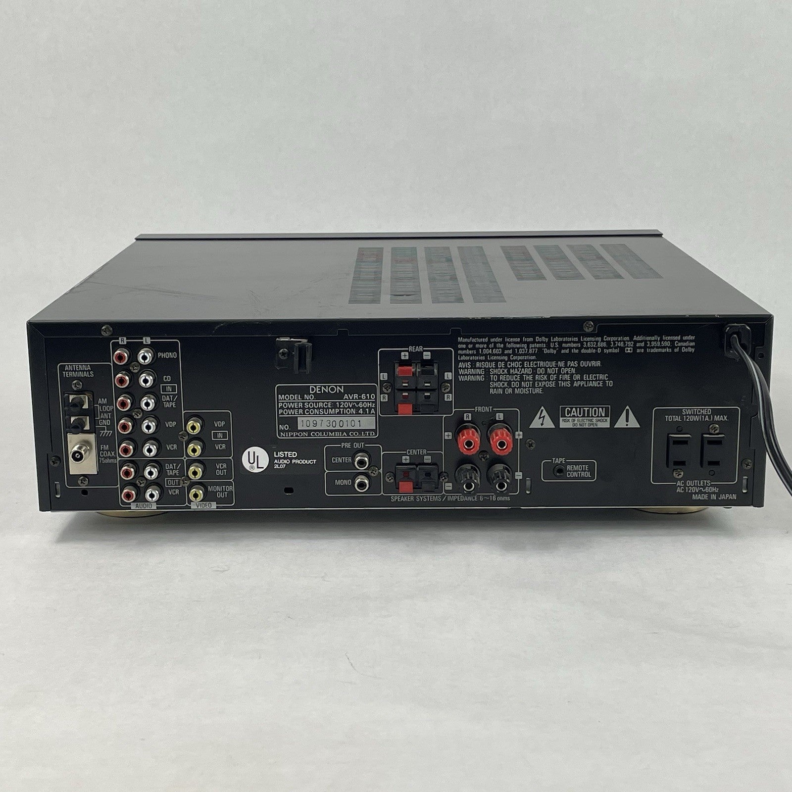 Denon AVR-610 Surround Receiver
