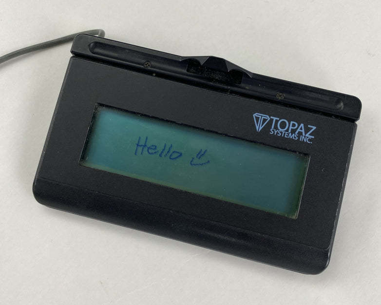 Topaz Systems T-L462-HSB-R LCD USB Signature Pad Terminal - No Stylus