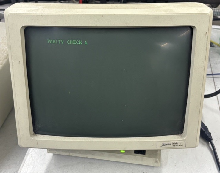 Zenith Data Systems 12.5" ZMM1470G CRT 9-Pin Monitor Screen Tested Displays