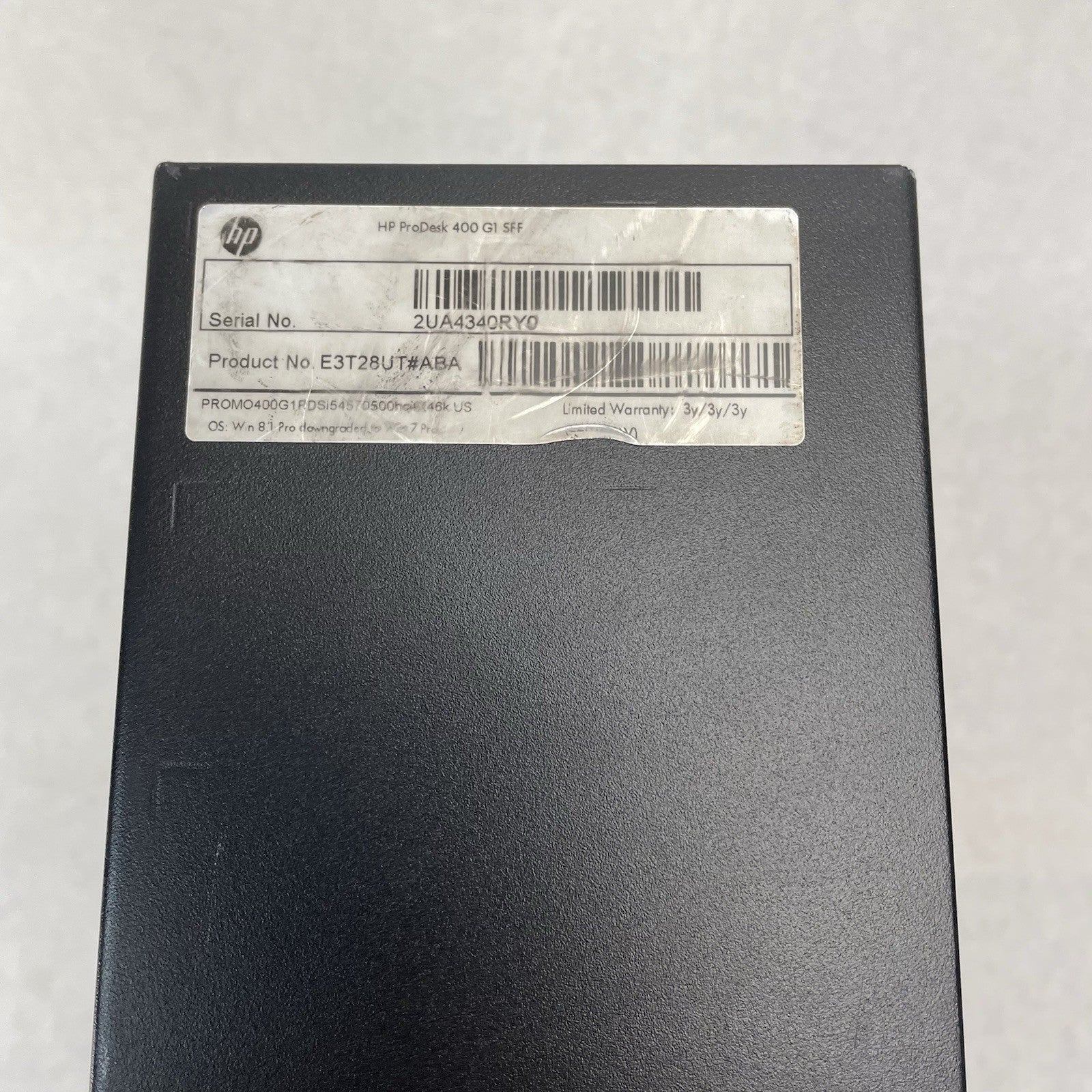 HP ProDesk 400 G1 SFF i5-4570 3.20 GHz 8 GB Ram No HDD No OS