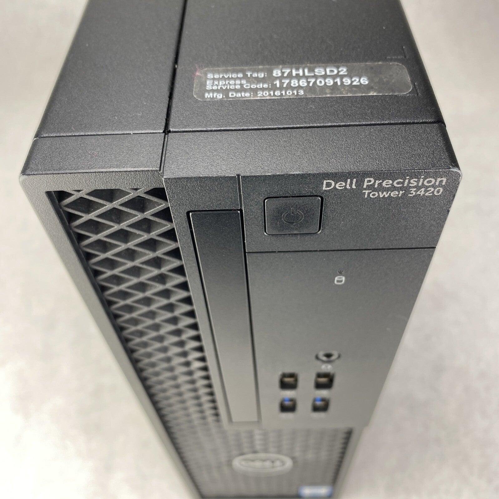 Dell Precision Tower 3420 SFF Intel Core i5-6500 3.20GHz 1x8GB RAM No HDD No OS