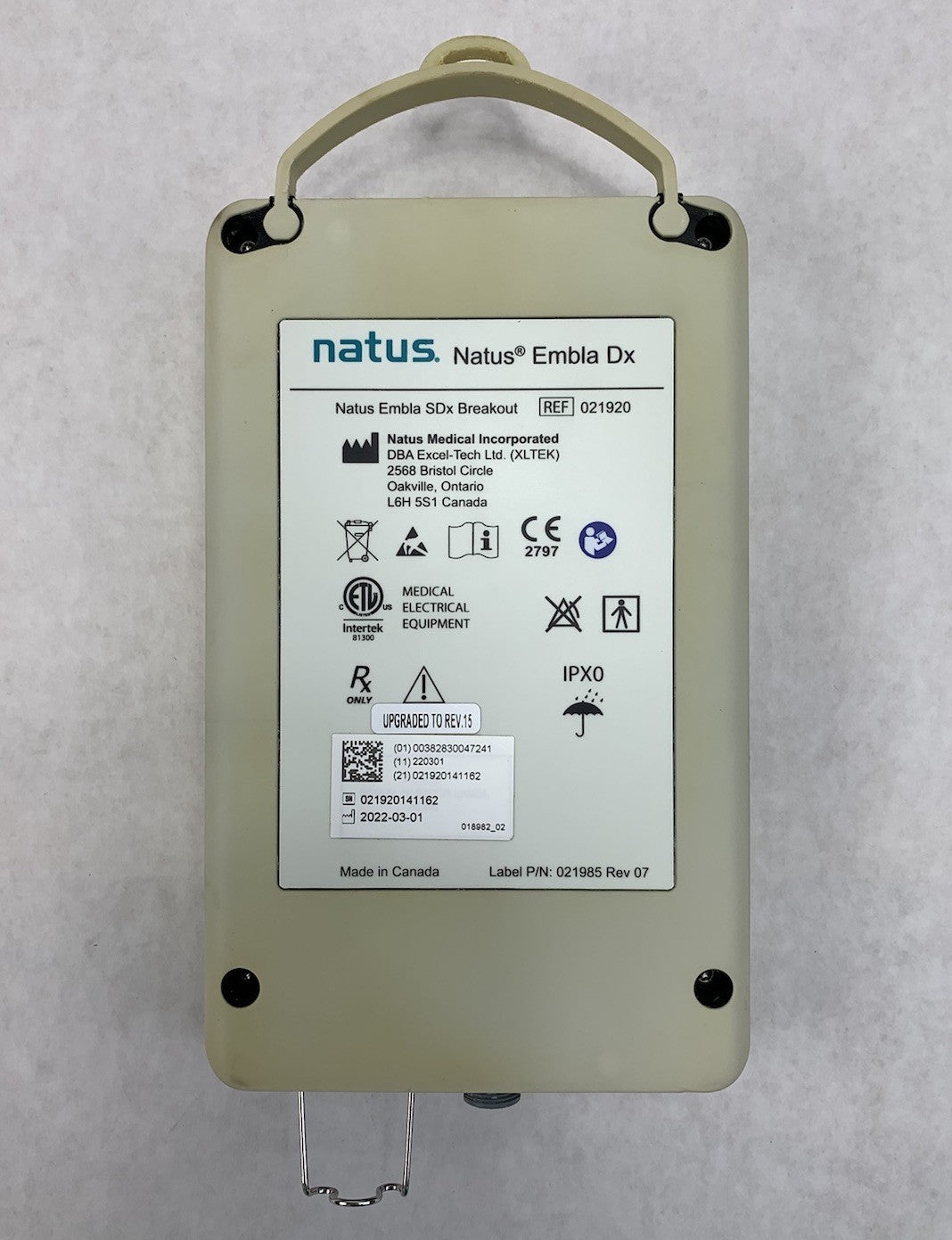Natus Embla Dx Brain Monitor 021920 Breakout Box