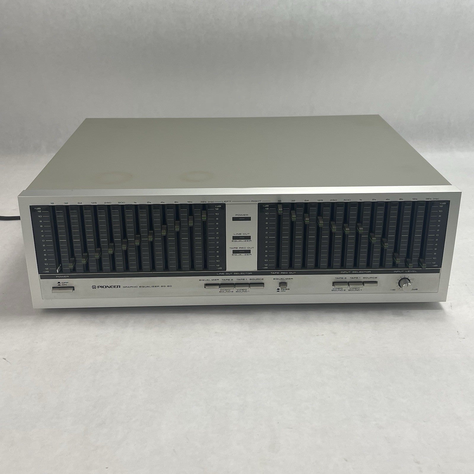 Pioneer Sg-60 Stereo Graphic Equalizer Tested1