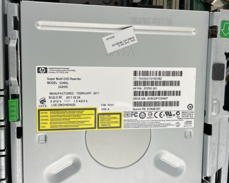 HP Compaq Pro 8000 SFF Core 2 Duo E8500 3.16 GHz 4 GB Ram DVD-RW No HDD No OS