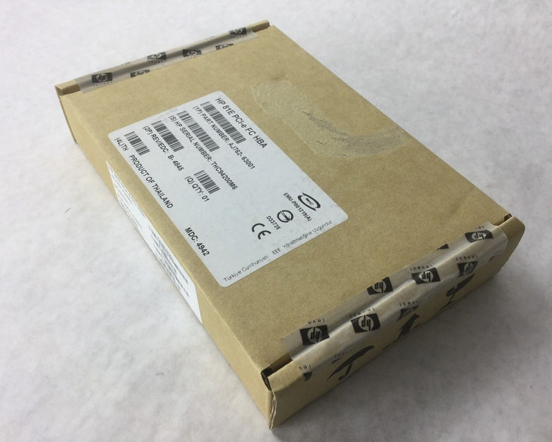 HP 81E PCI-e FC HBA, AJ762-63001, New in Box, Unopened,