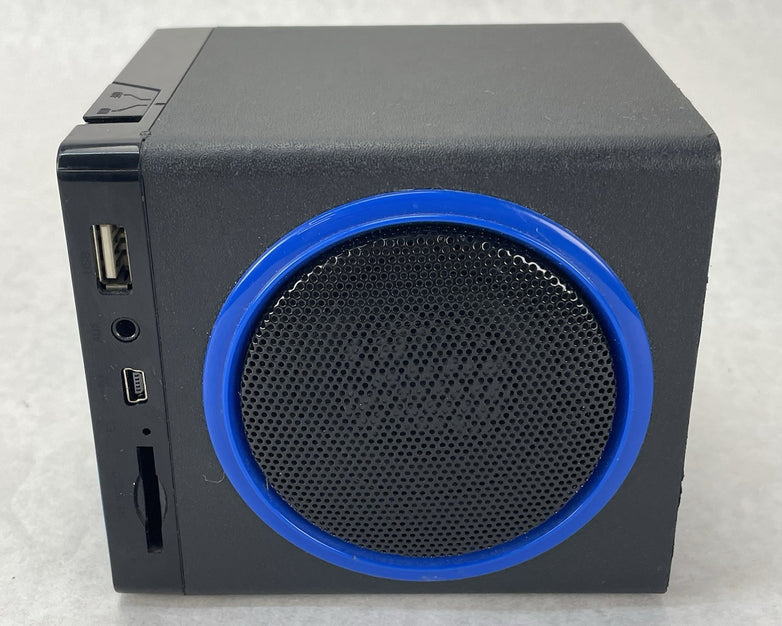 Gogroove Sonaverse BX Portable Speaker Black USB Rechargeable 3.5mm AUX 12W Max
