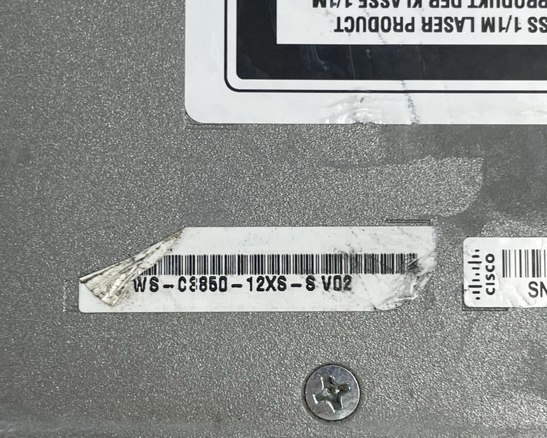 Cisco Catalyst C3850-12XS-S V02 12 Port 10GB SFP+ Fiber Tested & Reset
