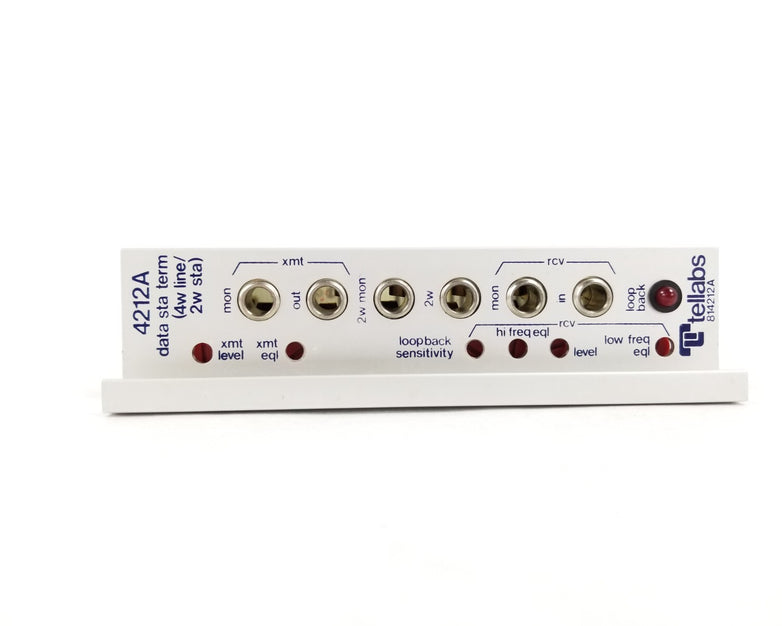 Tellabs 4212A Data Station Termination 814212A 4w Lin 2w Sta