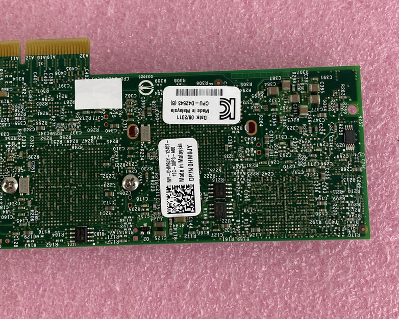 Intel MY-OHM9JY-12402-18C-00QY-A00 Network Adapter Card Lot of 2