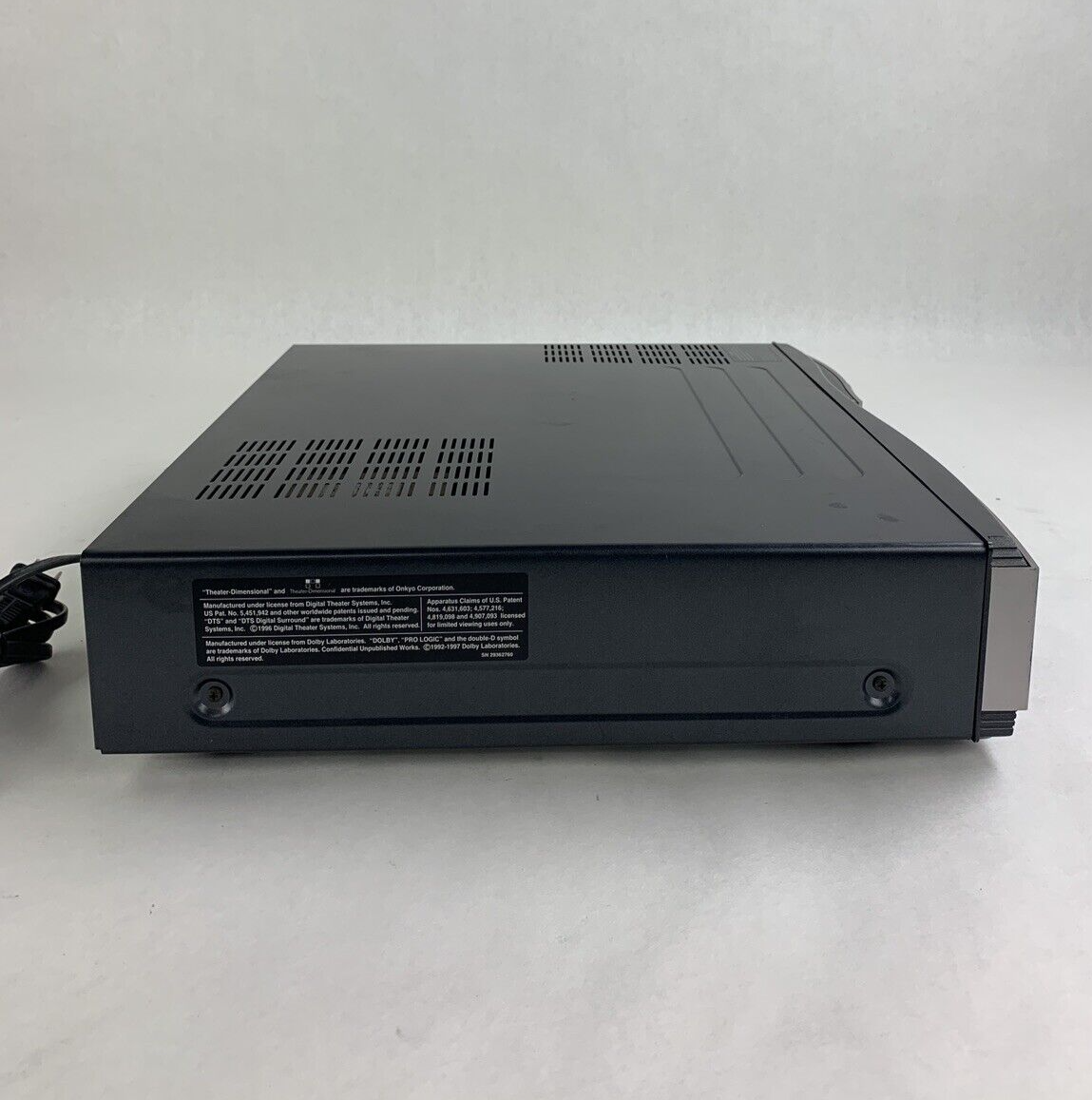 Onkyo DVD Receiver DR-S2.0  Tested No Remote