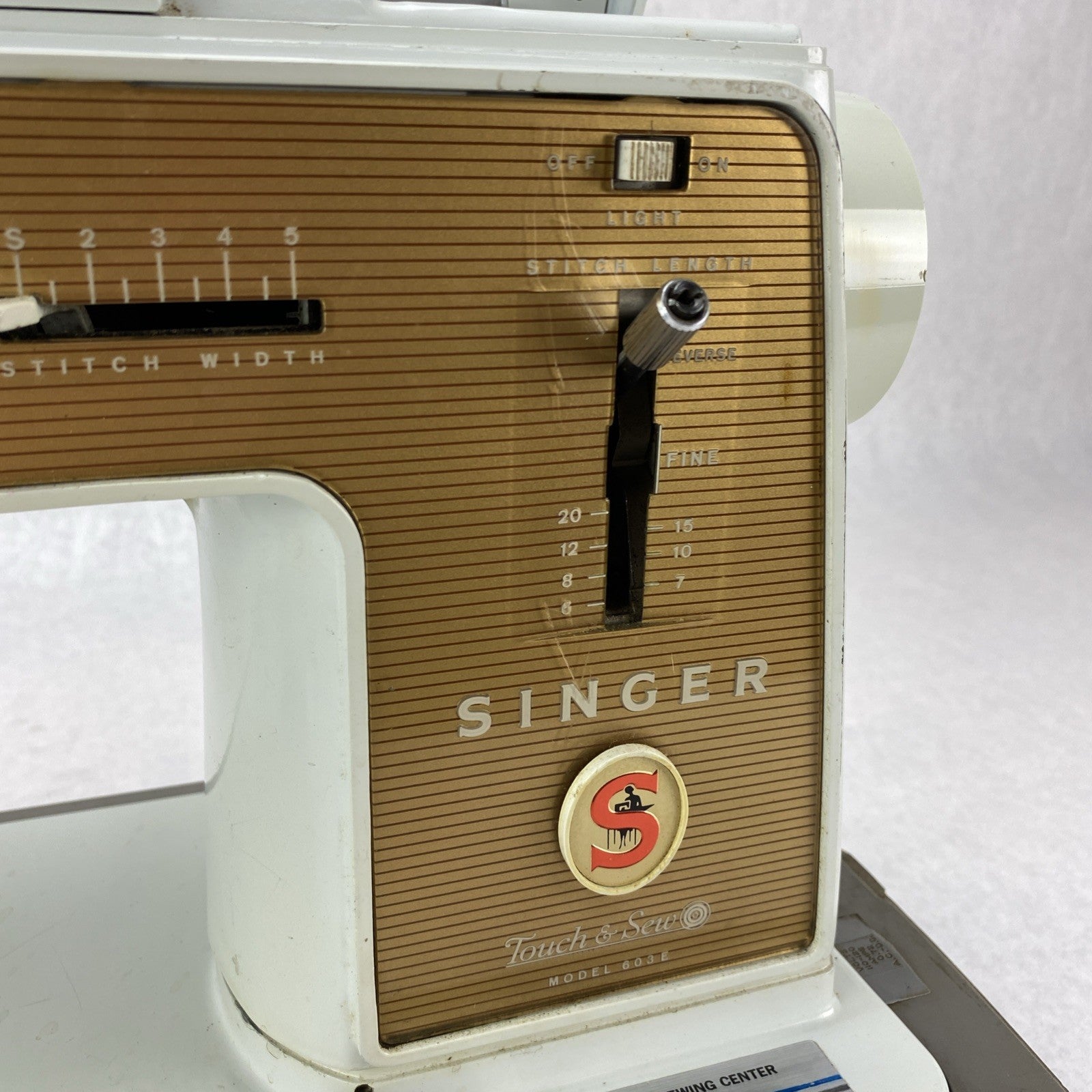 Vintage Singer Touch & Sew 603E Sewing Machine With Pedal - Viking Sewing Center8