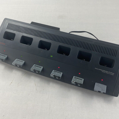 Cisco 7925G Wireless IP Phone 6-Gang Multi-Charger Cradle Tested