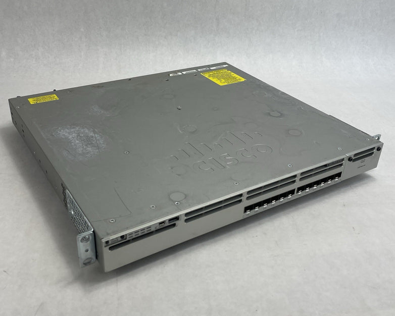Cisco Catalyst C3850-12XS-S V03 12 Port 10GB SFP+ Fiber Tested & Reset
