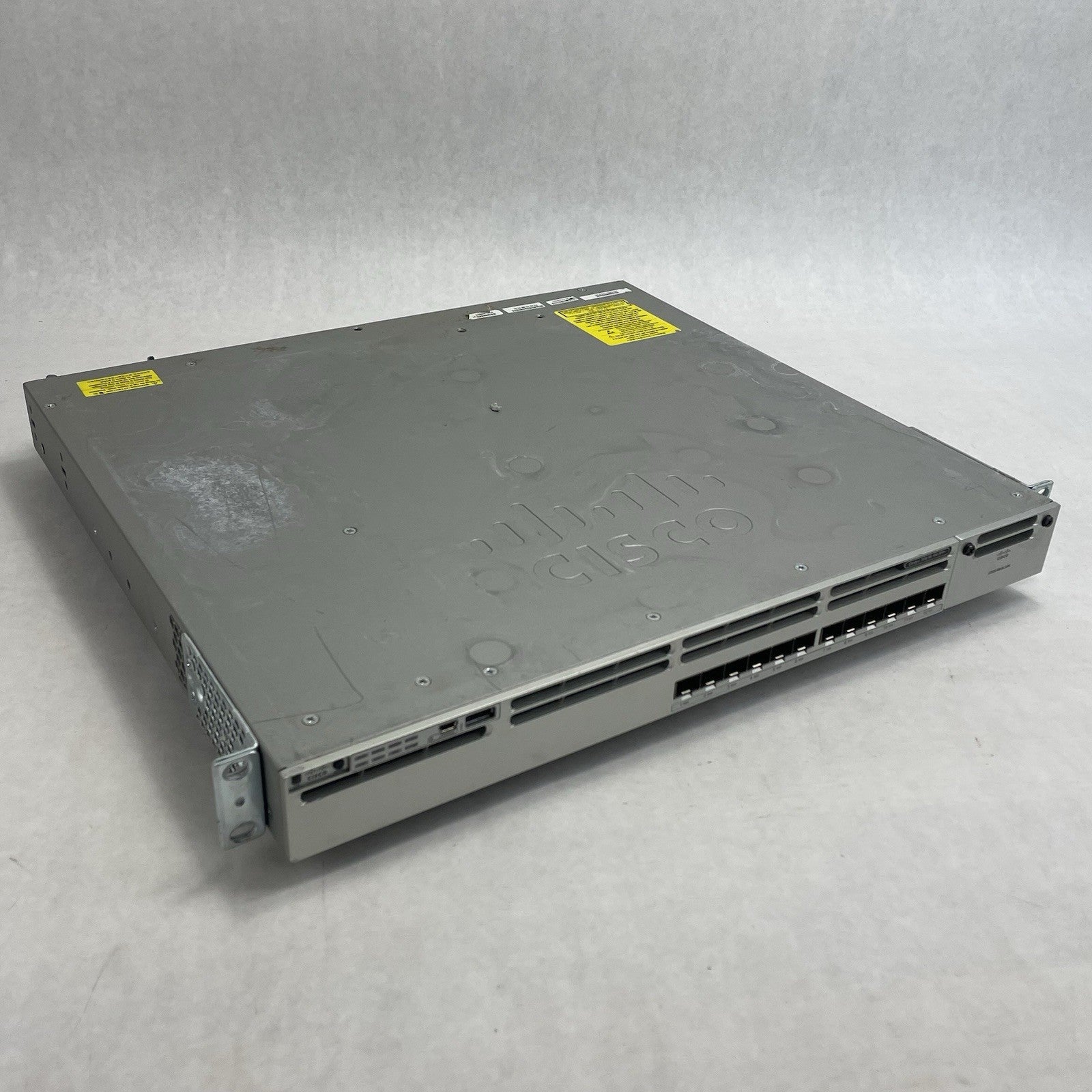 Cisco Catalyst C3850-12XS-S V03 12 Port 10GB SFP+ Fiber Tested & Reset0