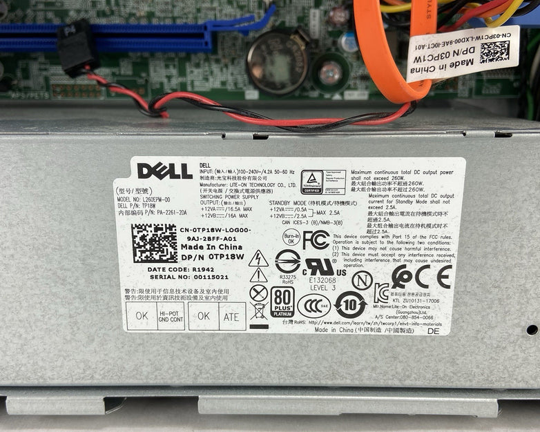 Dell Optiplex 3430 SFF Intel Core i5-8500 3GHz 8GB RAM No HDD No OS