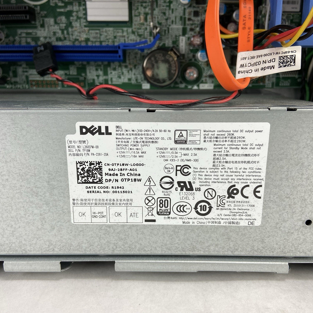 Dell Optiplex 3430 SFF Intel Core i5-8500 3GHz 8GB RAM No HDD No OS10