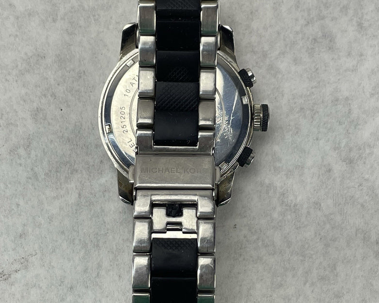 Michael Kors MK-8199 Chronograph Quartz Parts Or Repair Not Ticking