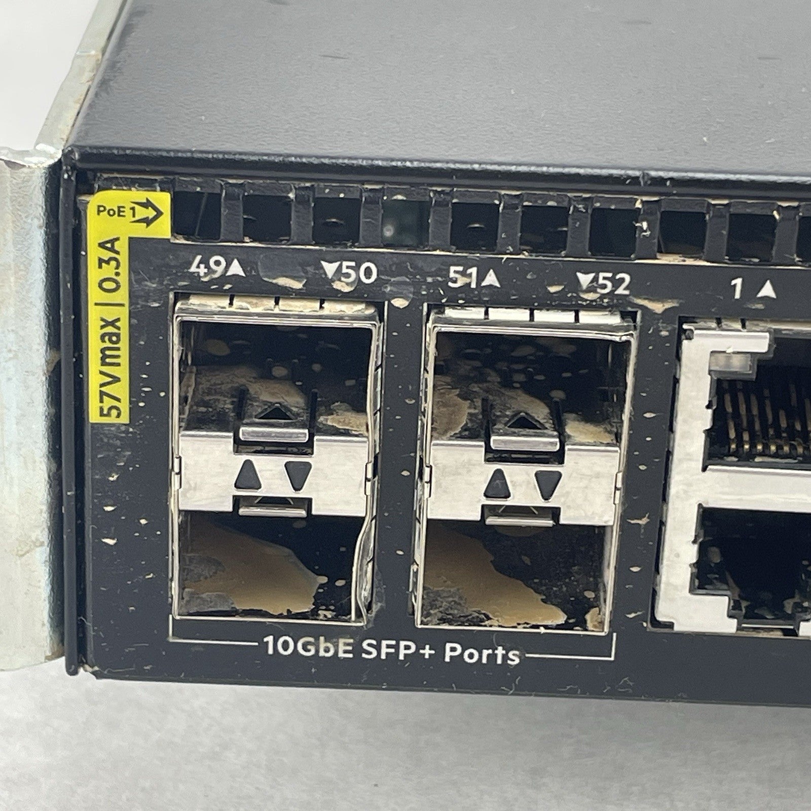 HP JL260A 2930F Aruba Gigabit Switch 48x RJ45 & 4x SFP Ports Tested & Reset4