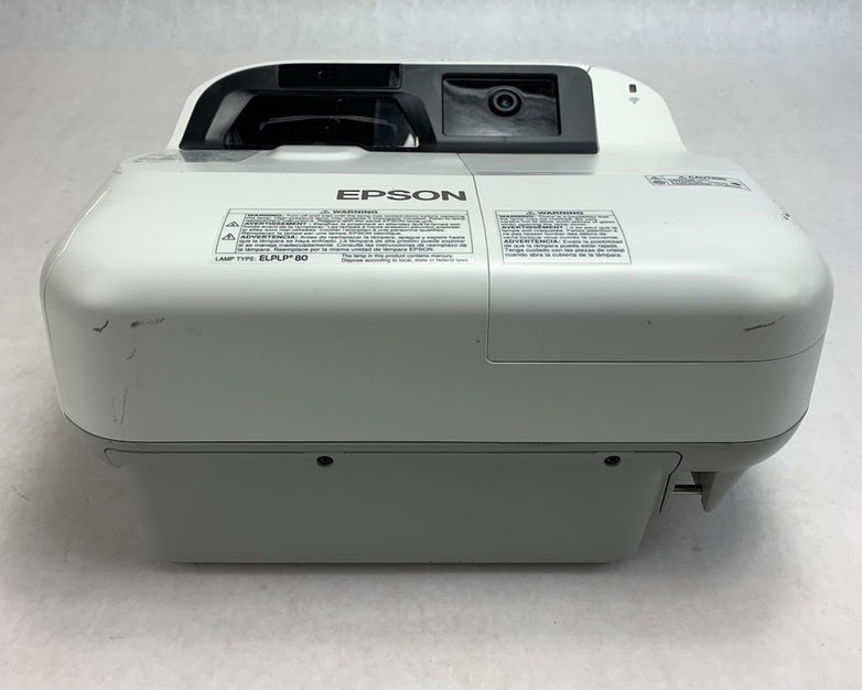 Epson BrightLink 595Wi H599A LCD Lamp Projector 1156 Lamp Hours - No Remote